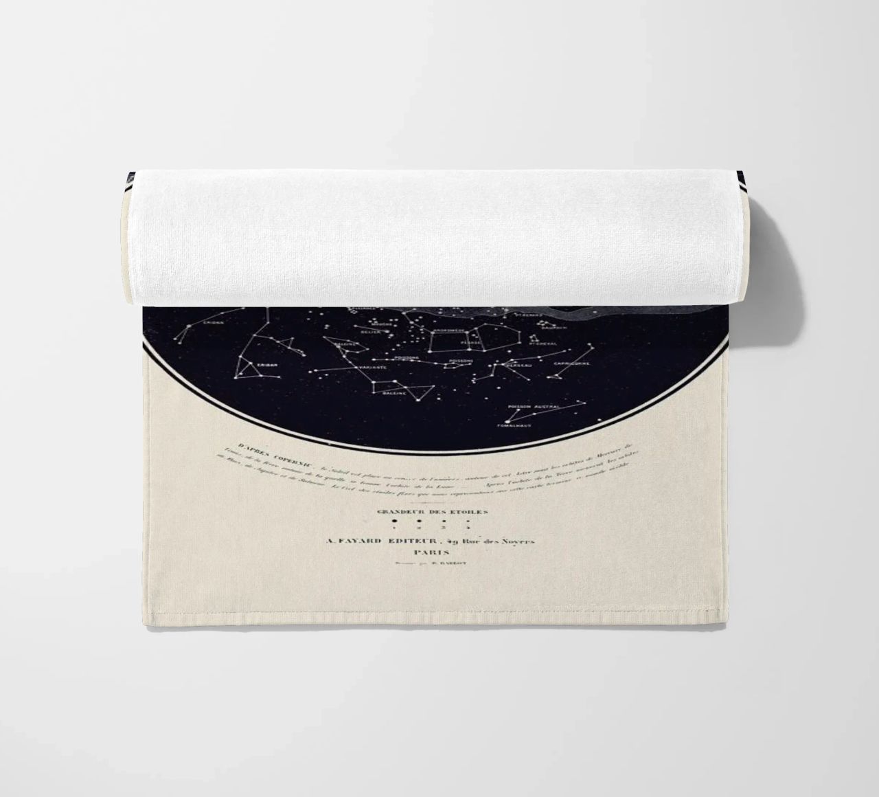 Carte du Ciel serviette de plage de Astër