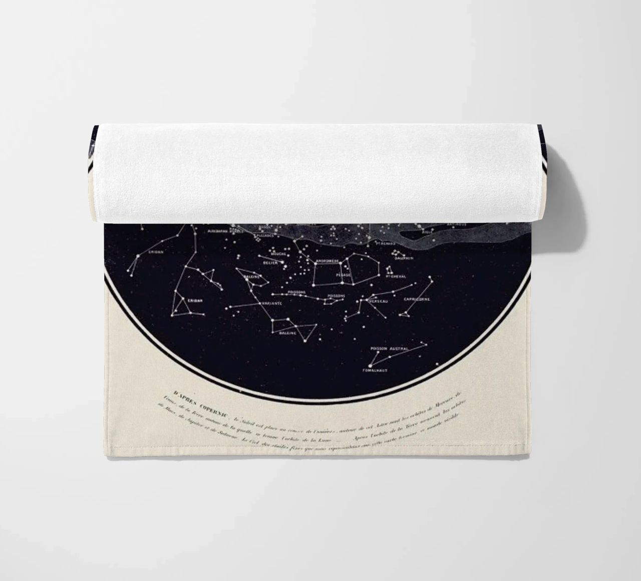 Carte du Ciel serviette de plage de Astër