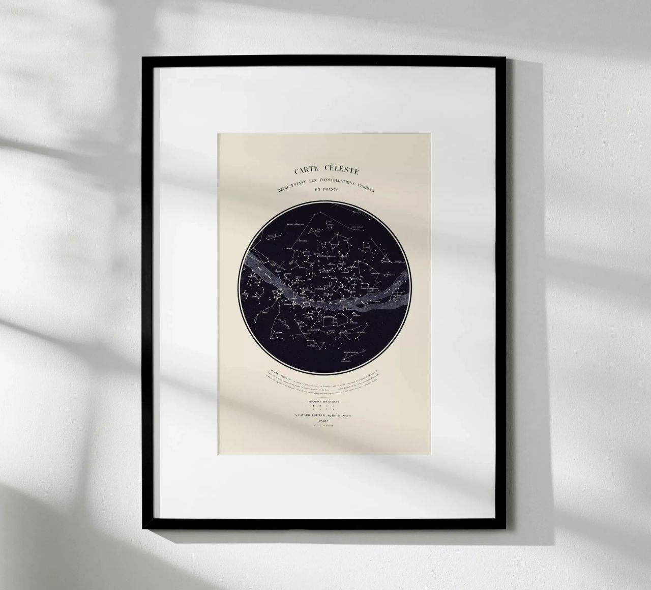Carte du Ciel Poster von Astër