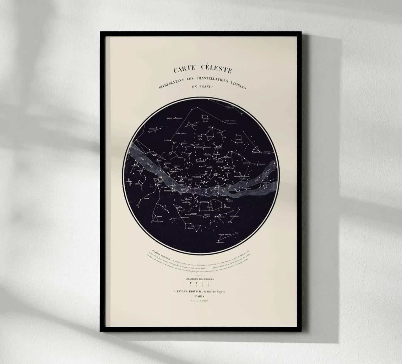 Carte du Ciel Poster von Astër