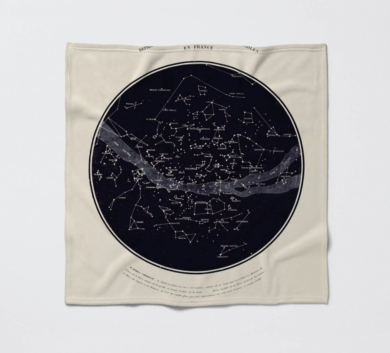 Carte du Ciel Fleecedecke von Astër