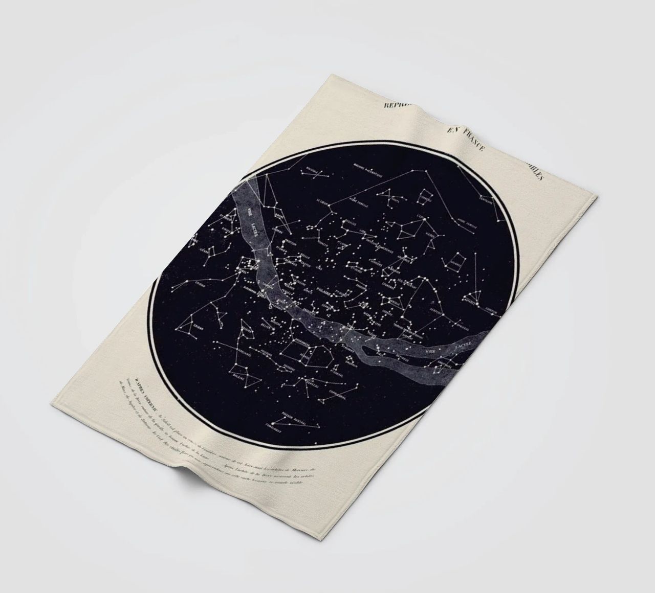 Carte du Ciel Fleecedecke von Astër