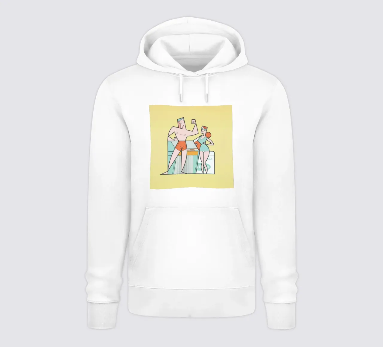 Muscolo felpa con cappuccio da Ale Giorgini
