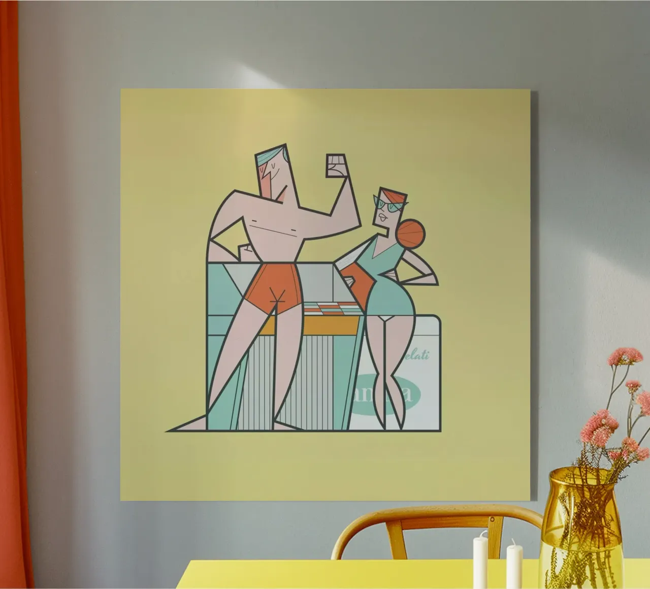 Muscolo plexiglass da Ale Giorgini
