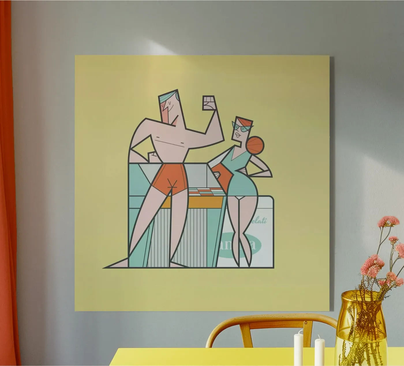 Muscolo acryl van Ale Giorgini