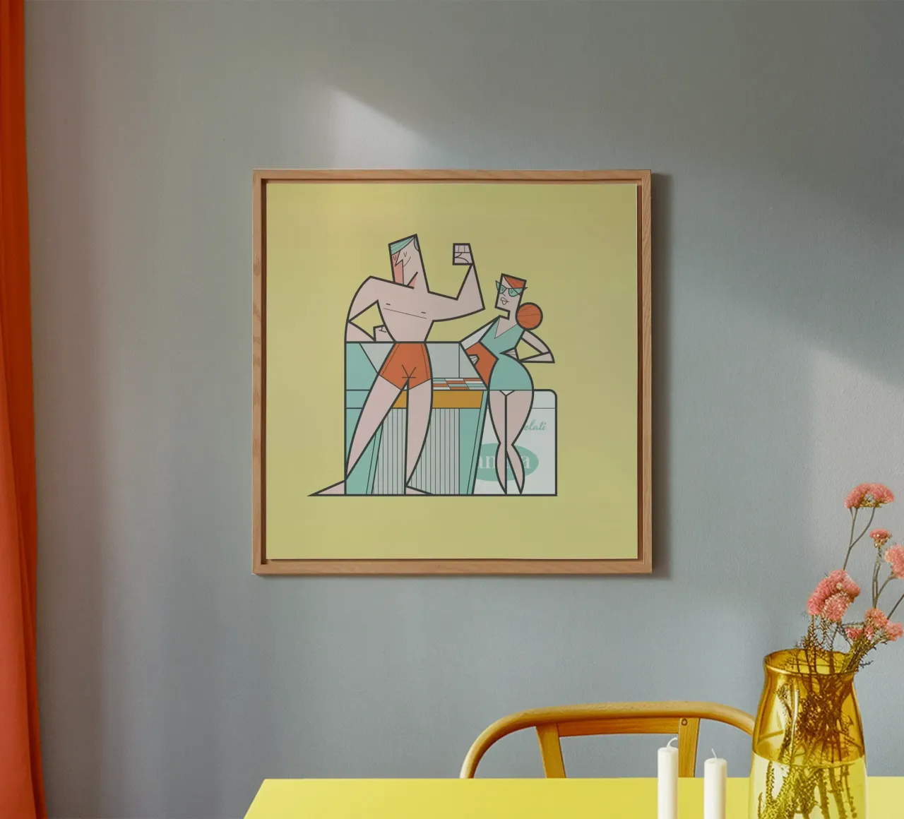 Muscolo alluminio dibond da Ale Giorgini