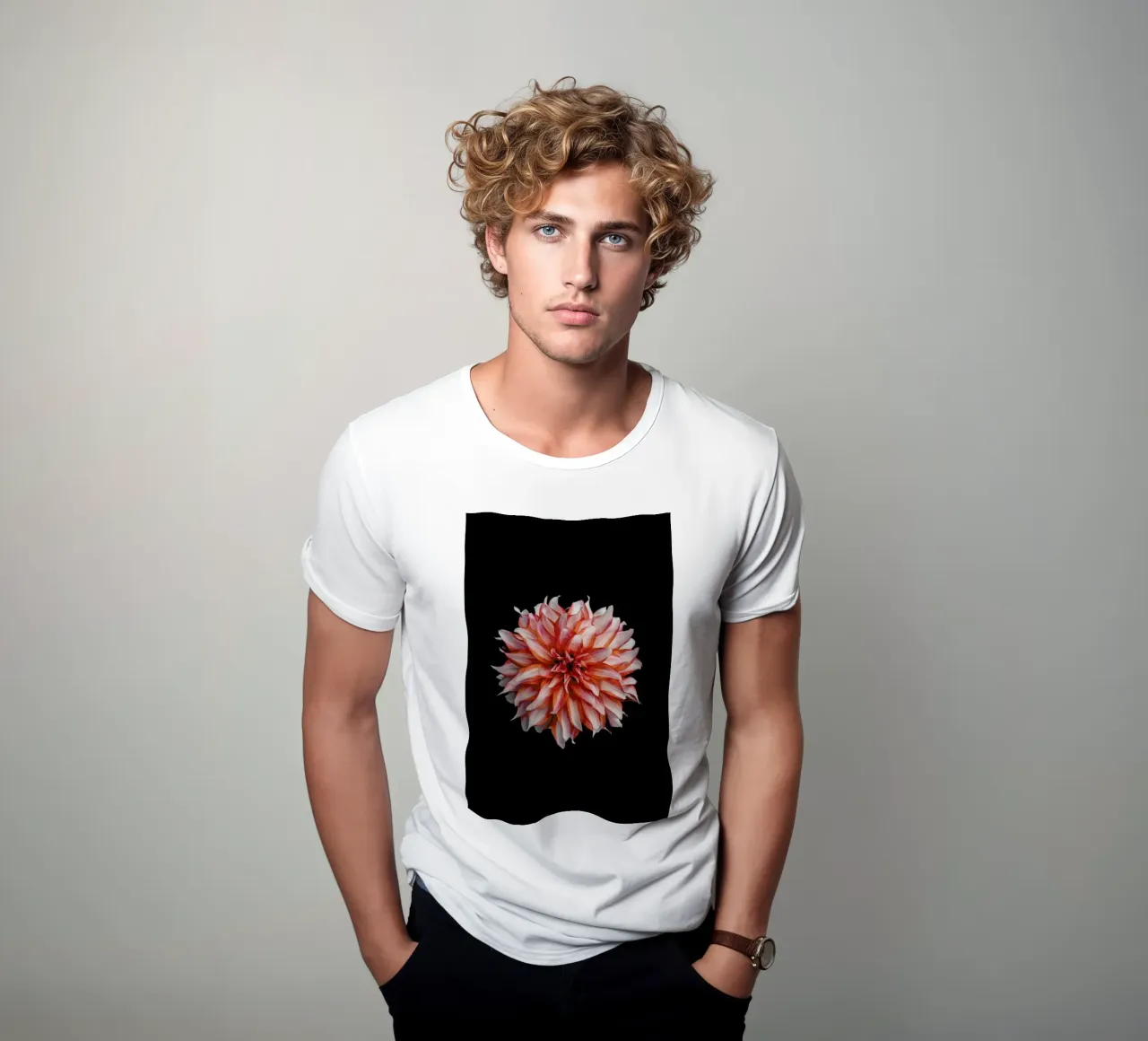 Devil Dahlia t-shirt by Curious Collections by Marielle Leenders