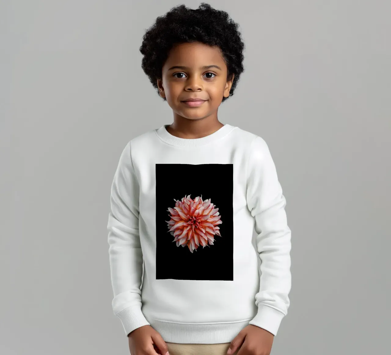 Devil Dahlia kids sweatshirt by Curious Collections by Marielle Leenders