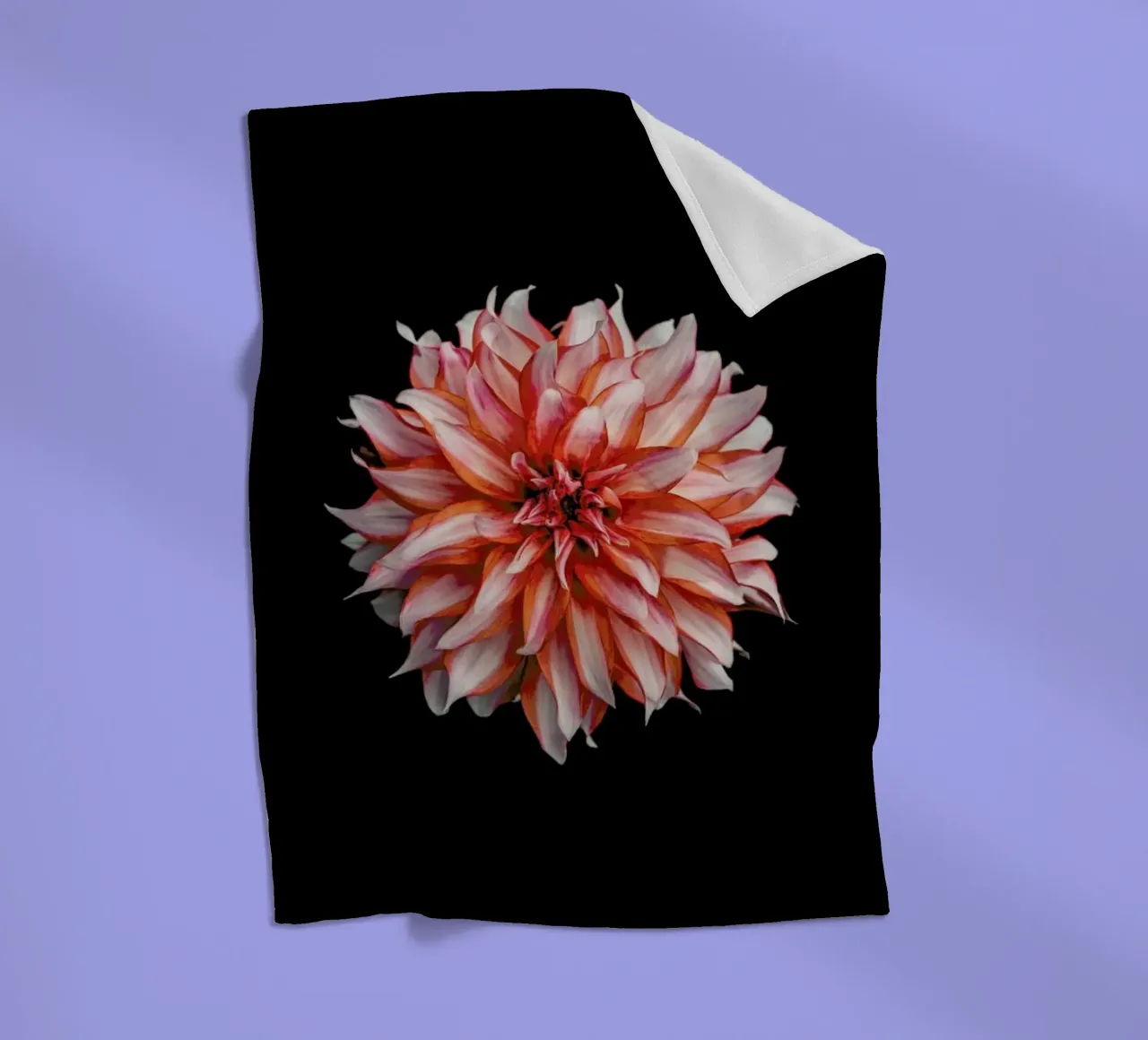 Devil Dahlia fleecedeken van Curious Collections by Marielle Leenders