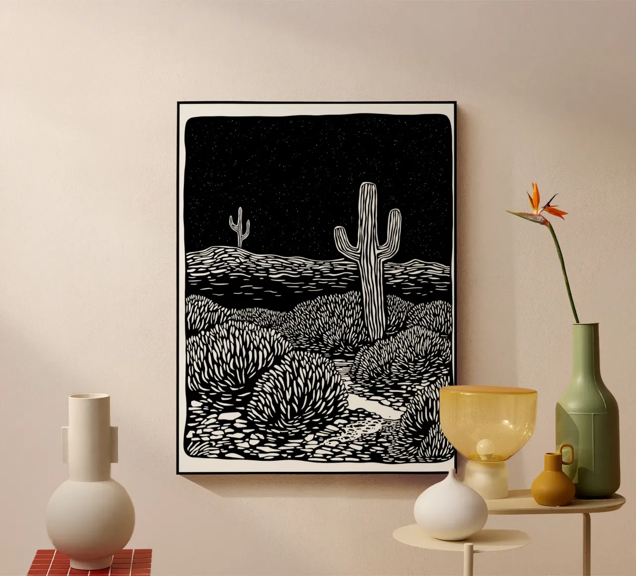 Night Scene plexiglass da Indigo Rain