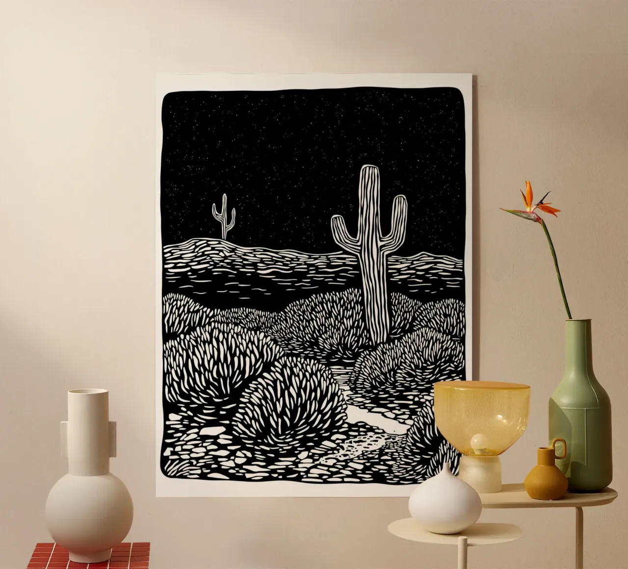 Night Scene plexiglass da Indigo Rain