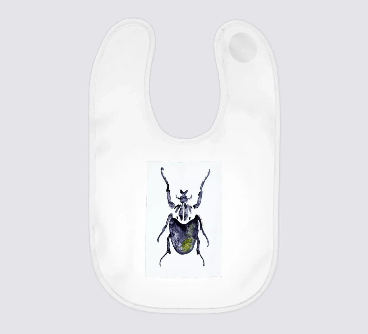 The Old Beetle baby bib by Nathys_illustration