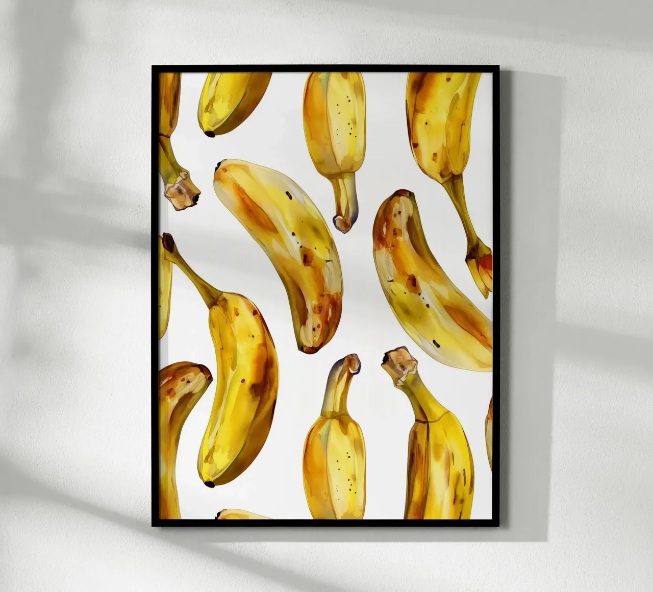 Banane aquarell Poster von Spice & Style