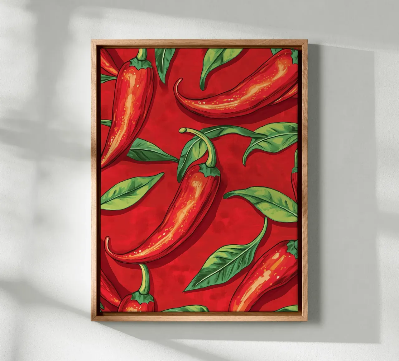 Piments ardents canvas by Spice & Style