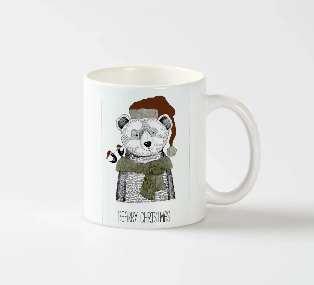 Bearry Christmas tazza in ceramica da Sabrina Ziegenhorn