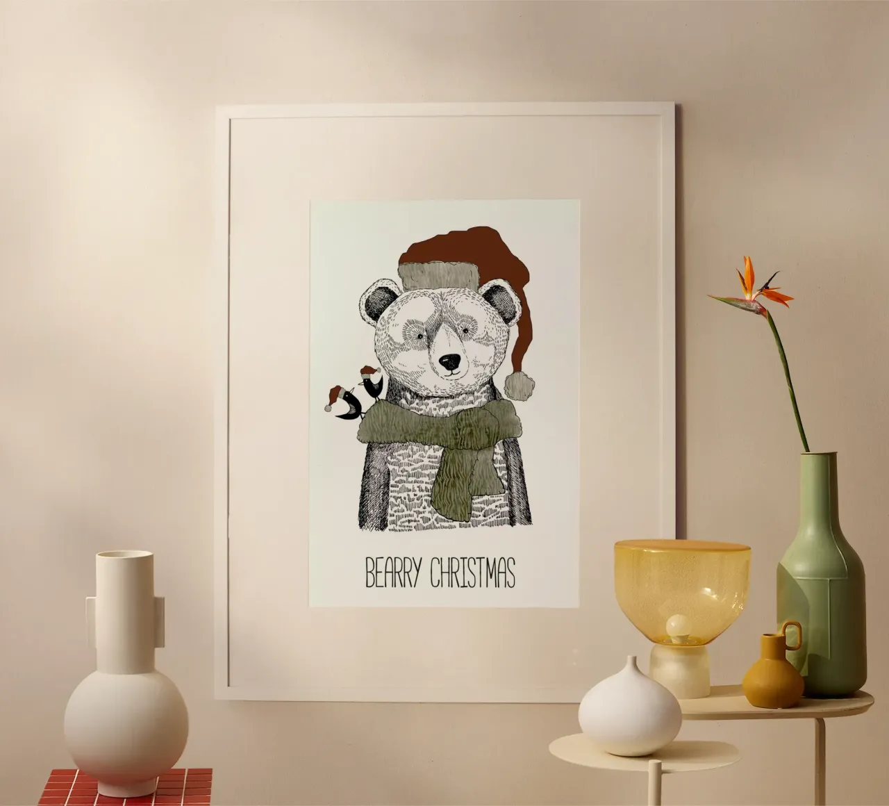 Bearry Christmas poster da Sabrina Ziegenhorn