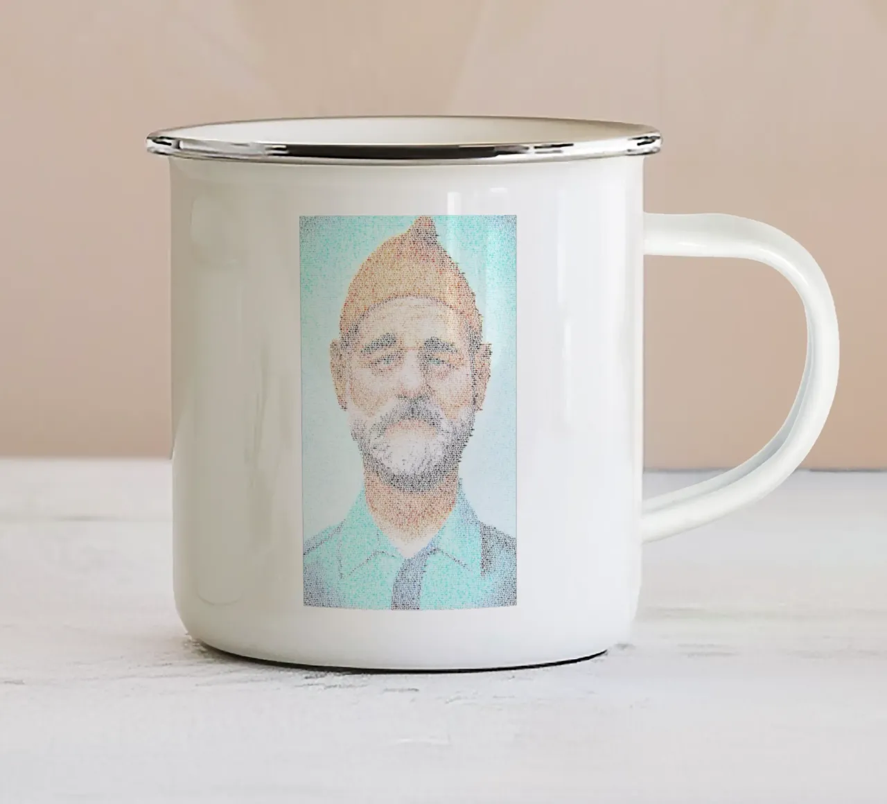Zissou-aq tazza in smalto da Robotic Ewe