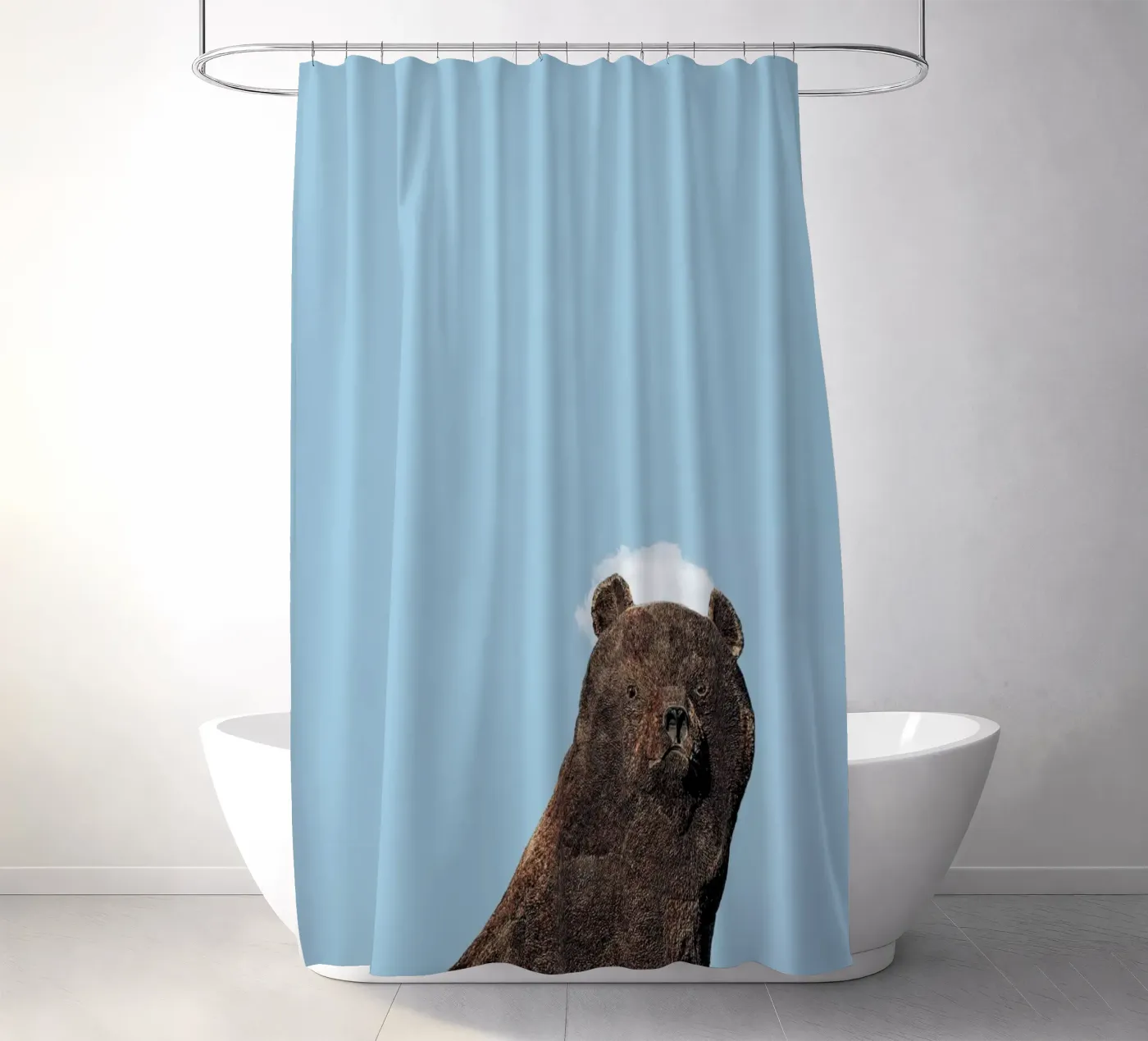 Bear douchegordijn van Rafael Burato