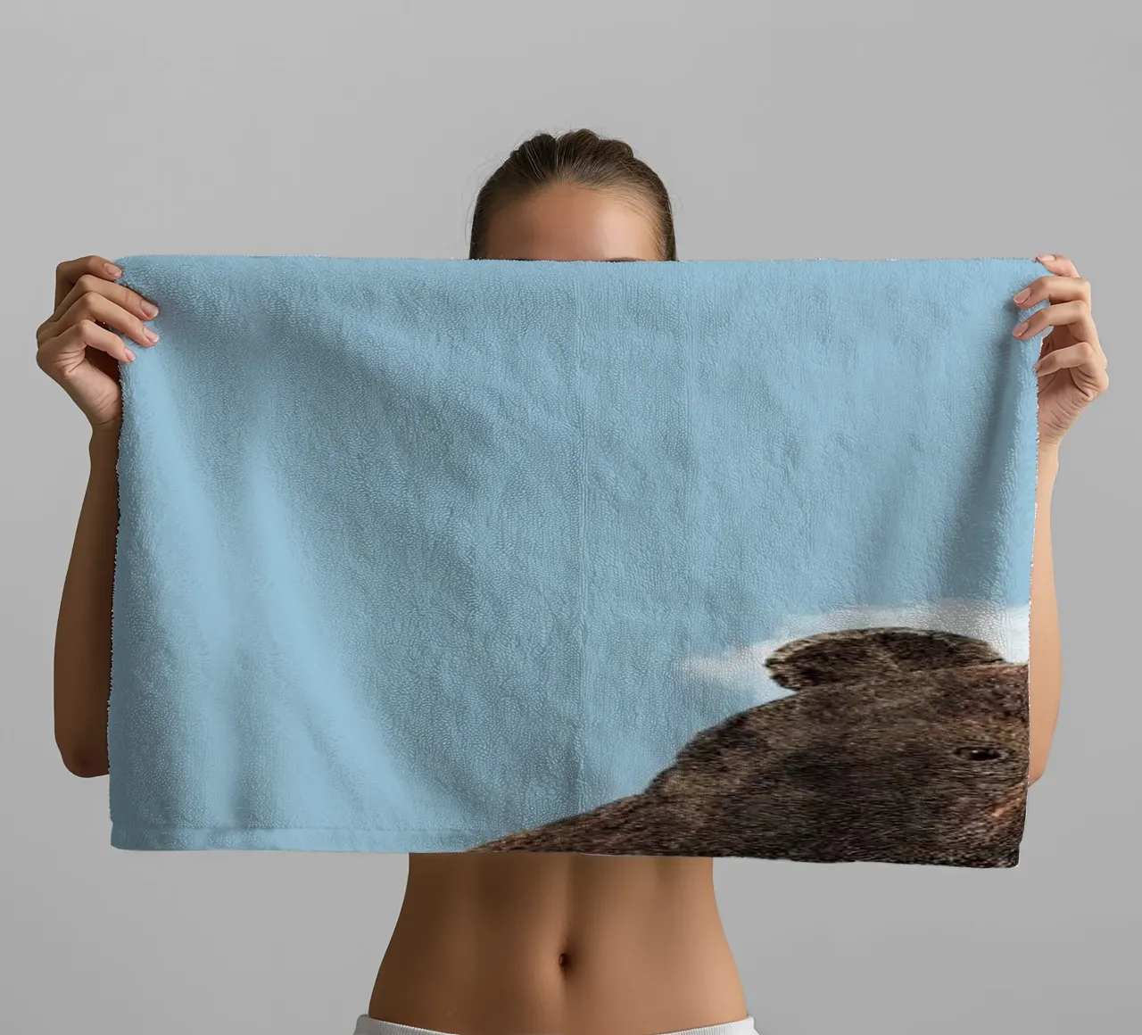 Bear towel by Rafael Burato