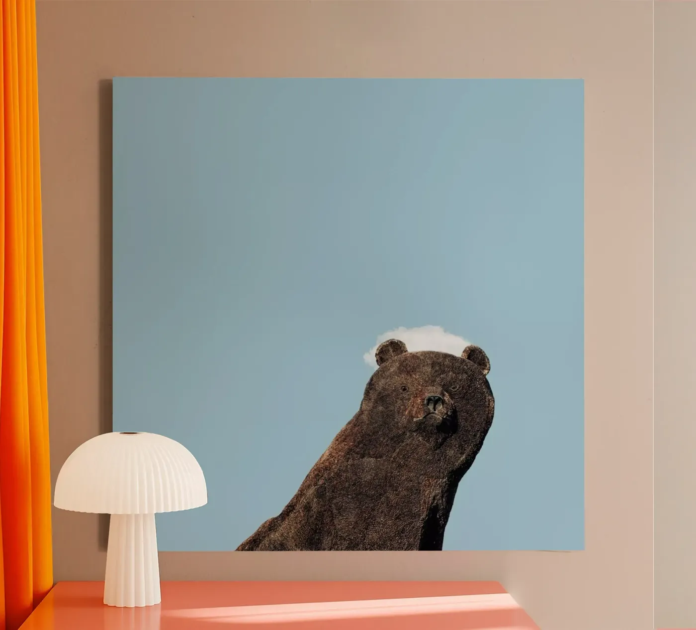 Bear canvas by Rafael Burato