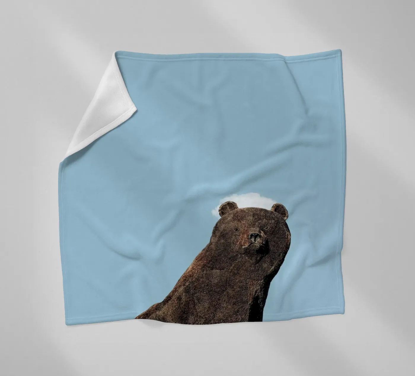 Bear fleece blanket by Rafael Burato