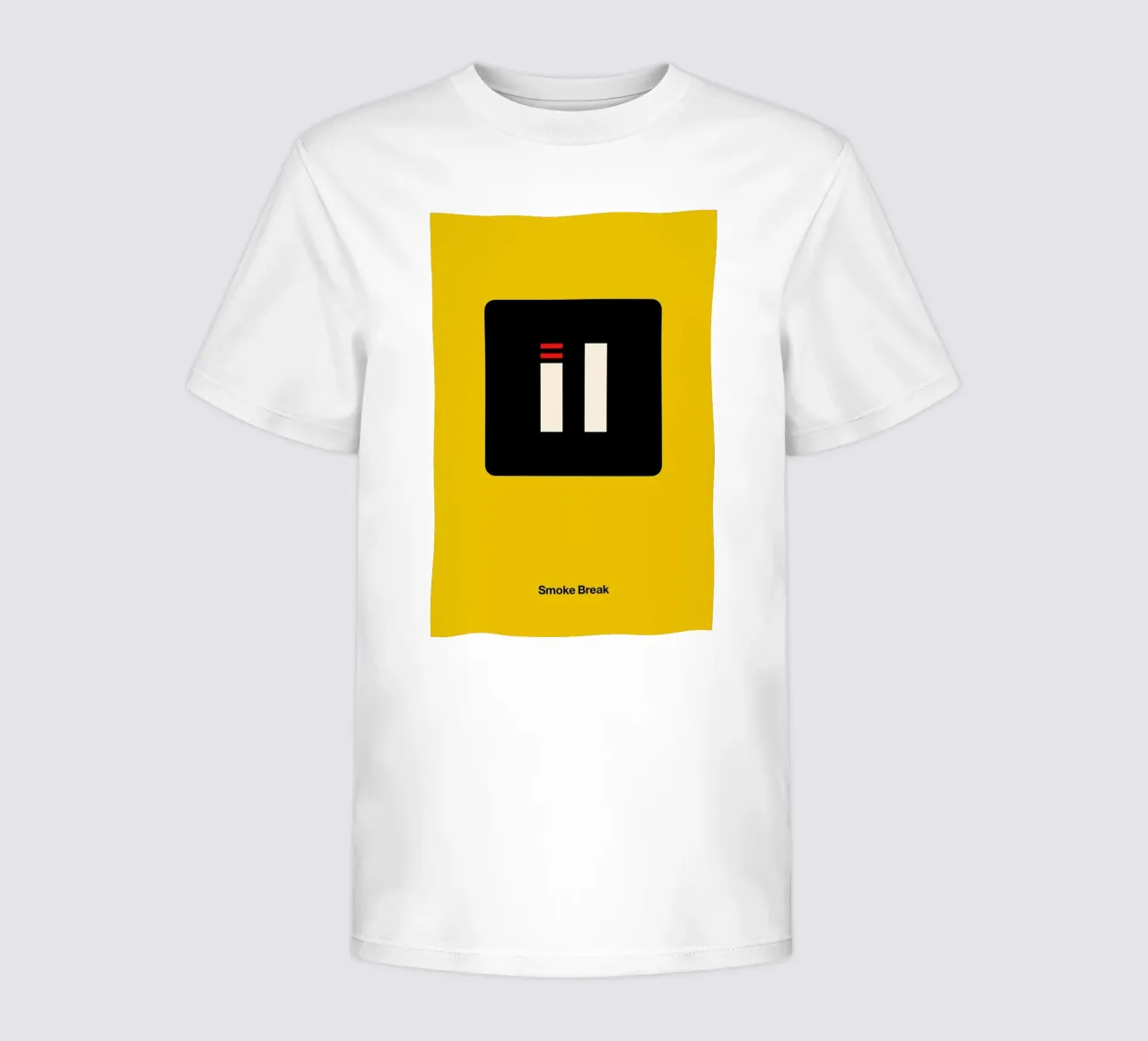 Smoke Break kids t-shirt by Viktor Hertz