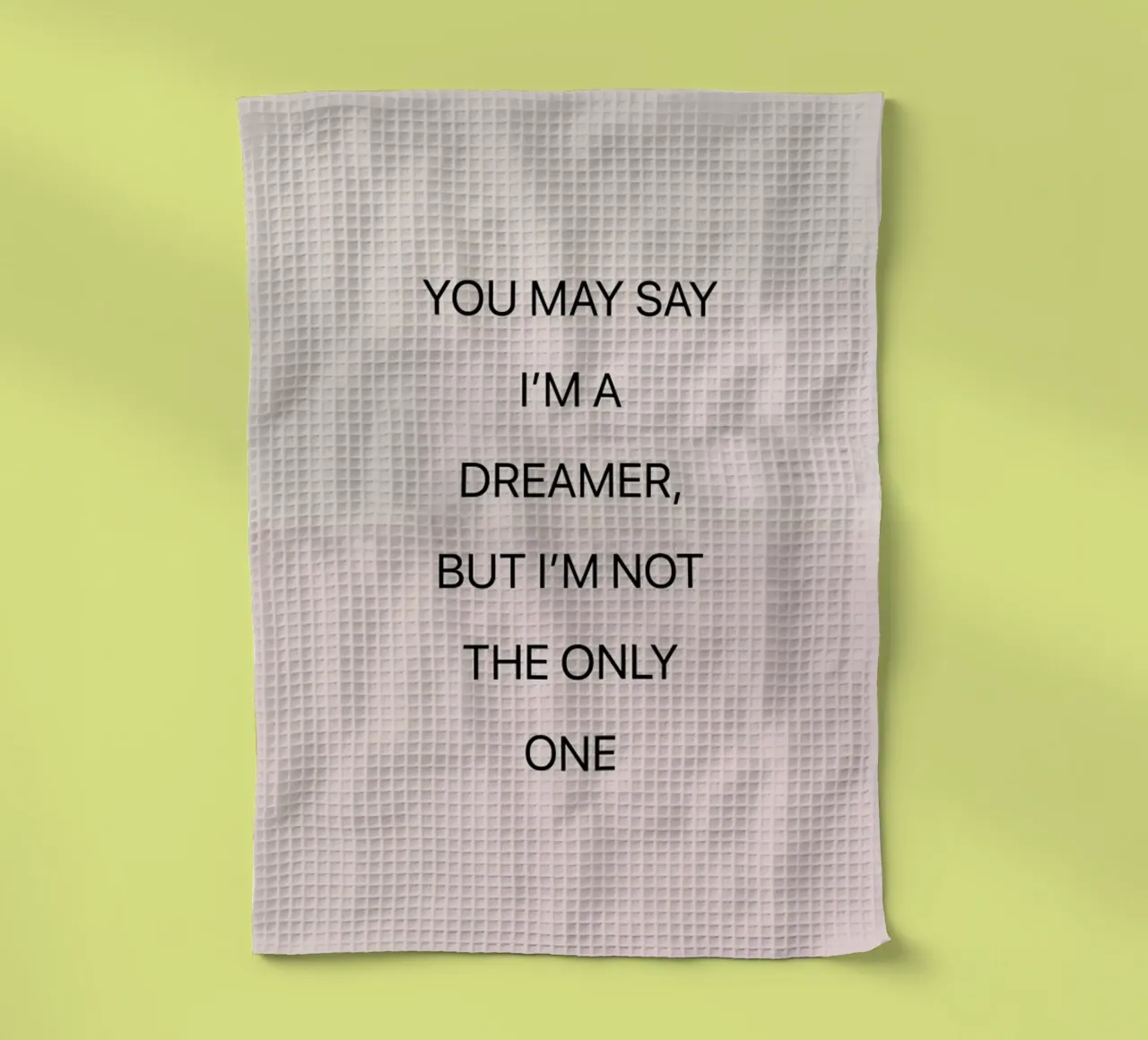 You May Say I'm a Dreamer 01 canovaccio da cucina da Studio One