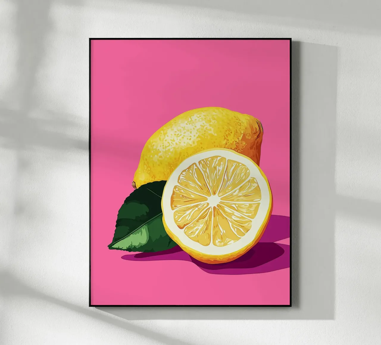 Citron pop art plexiglas de Spice & Style