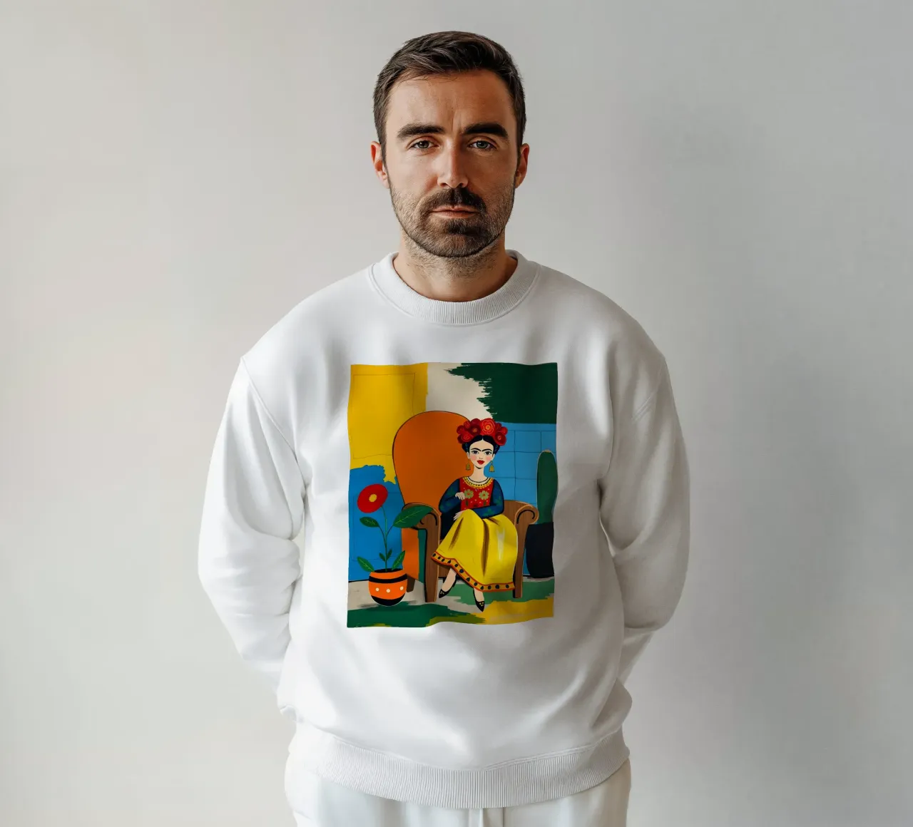 FRIDA CAHLO felpa da ARTOMATIC