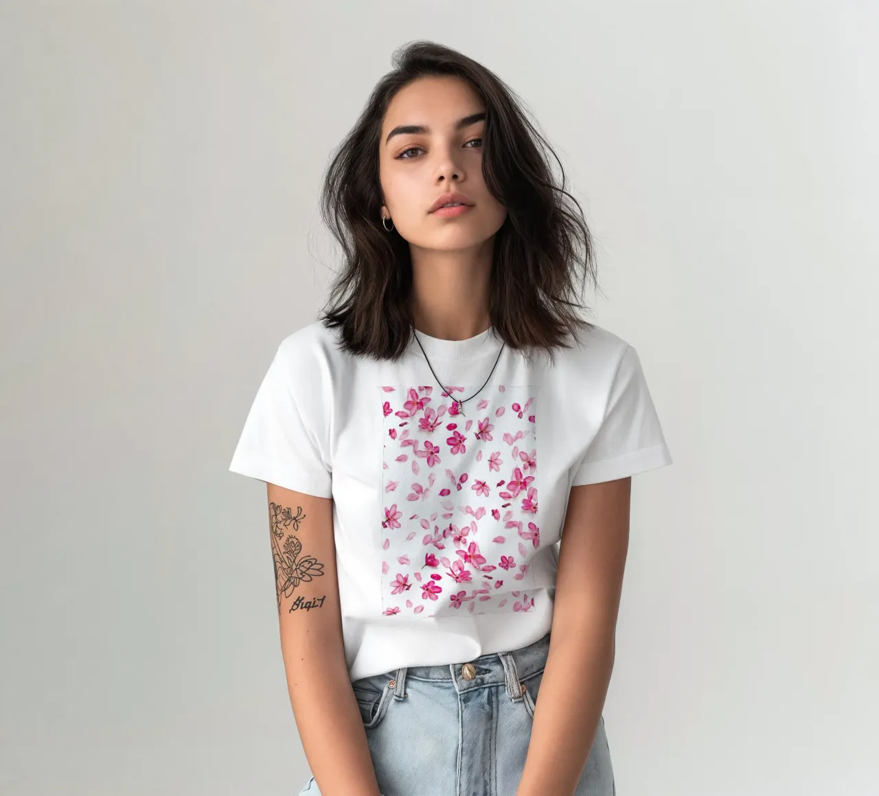 Blossom Fall t-shirt da Curious Collections by Marielle Leenders