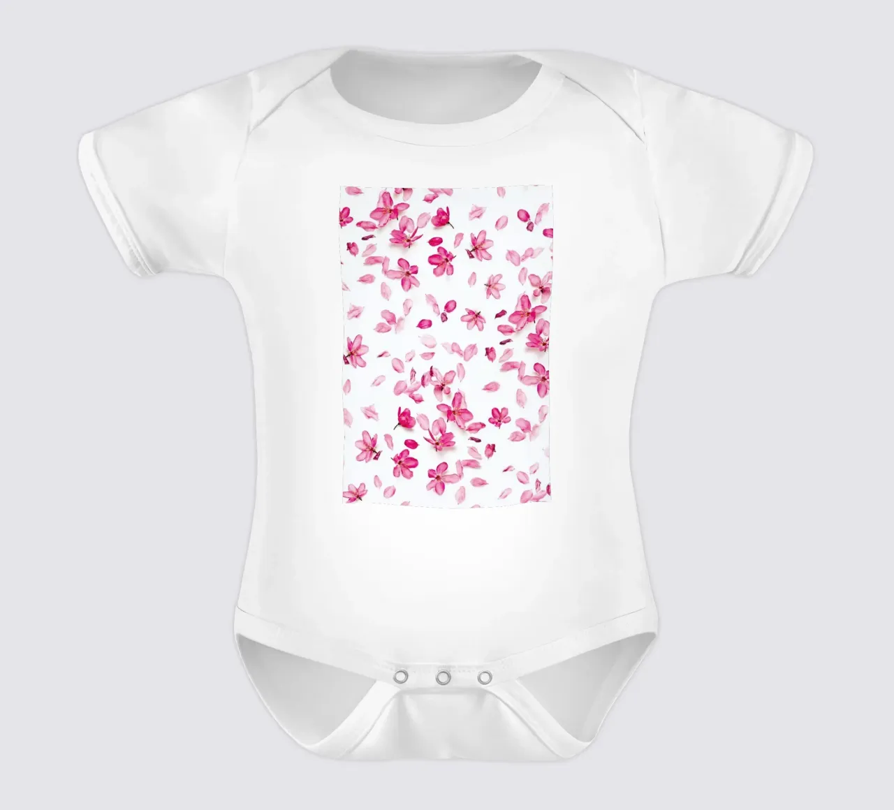 Blossom Fall body neonato maniche corte da Curious Collections by Marielle Leenders