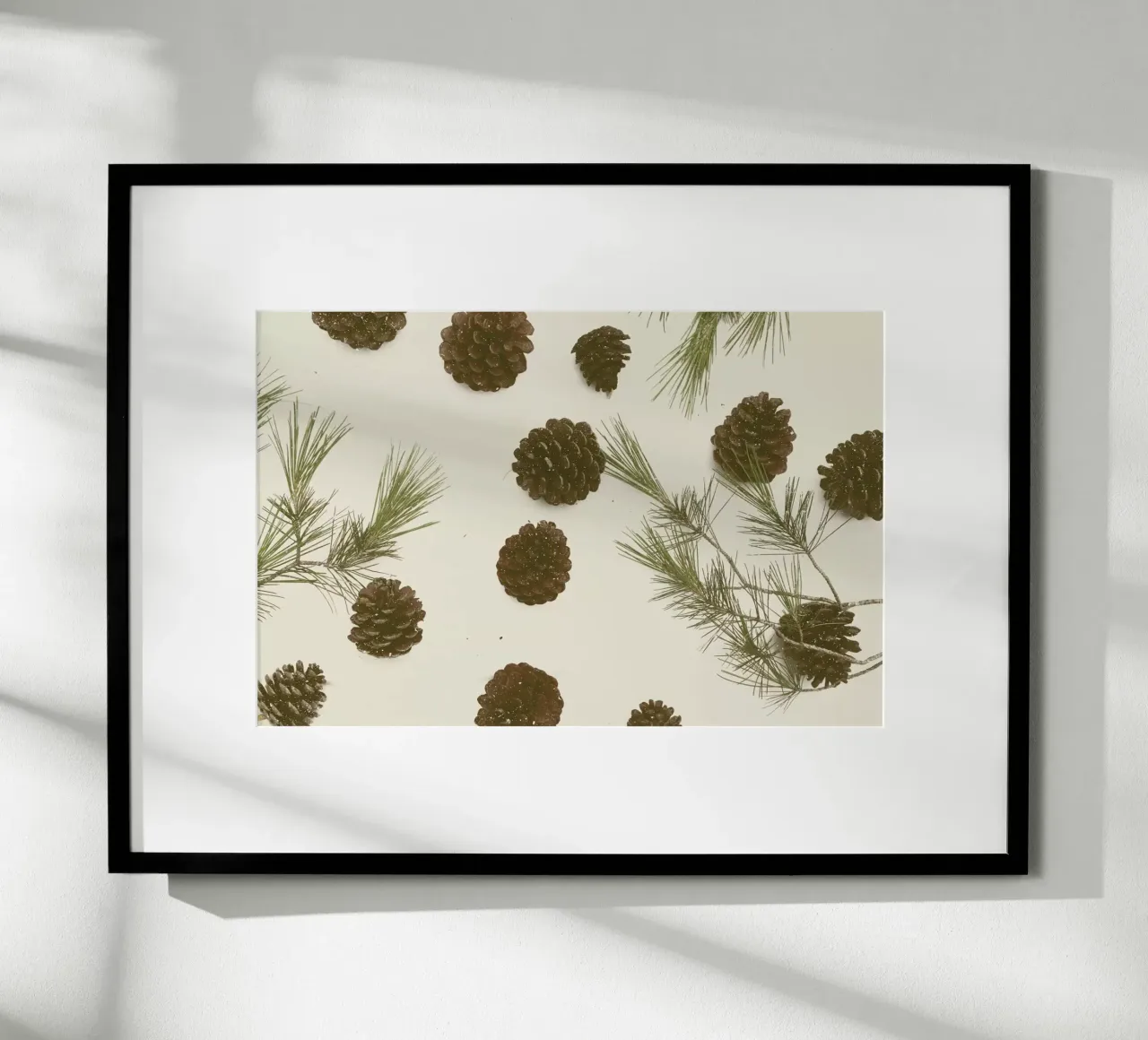 Merry Christmas Pinecones poster de Florent Bodart