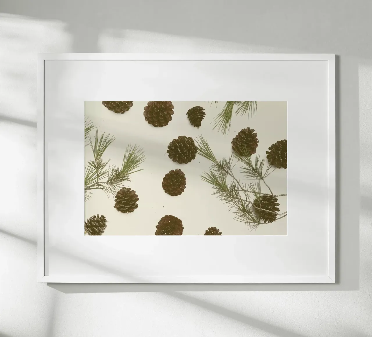 Merry Christmas Pinecones poster de Florent Bodart