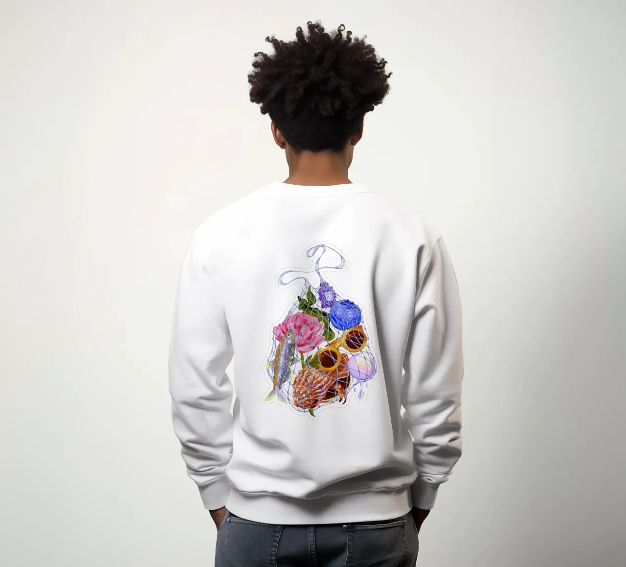 Fisherman Haul sweatshirt by Laura O'Connor