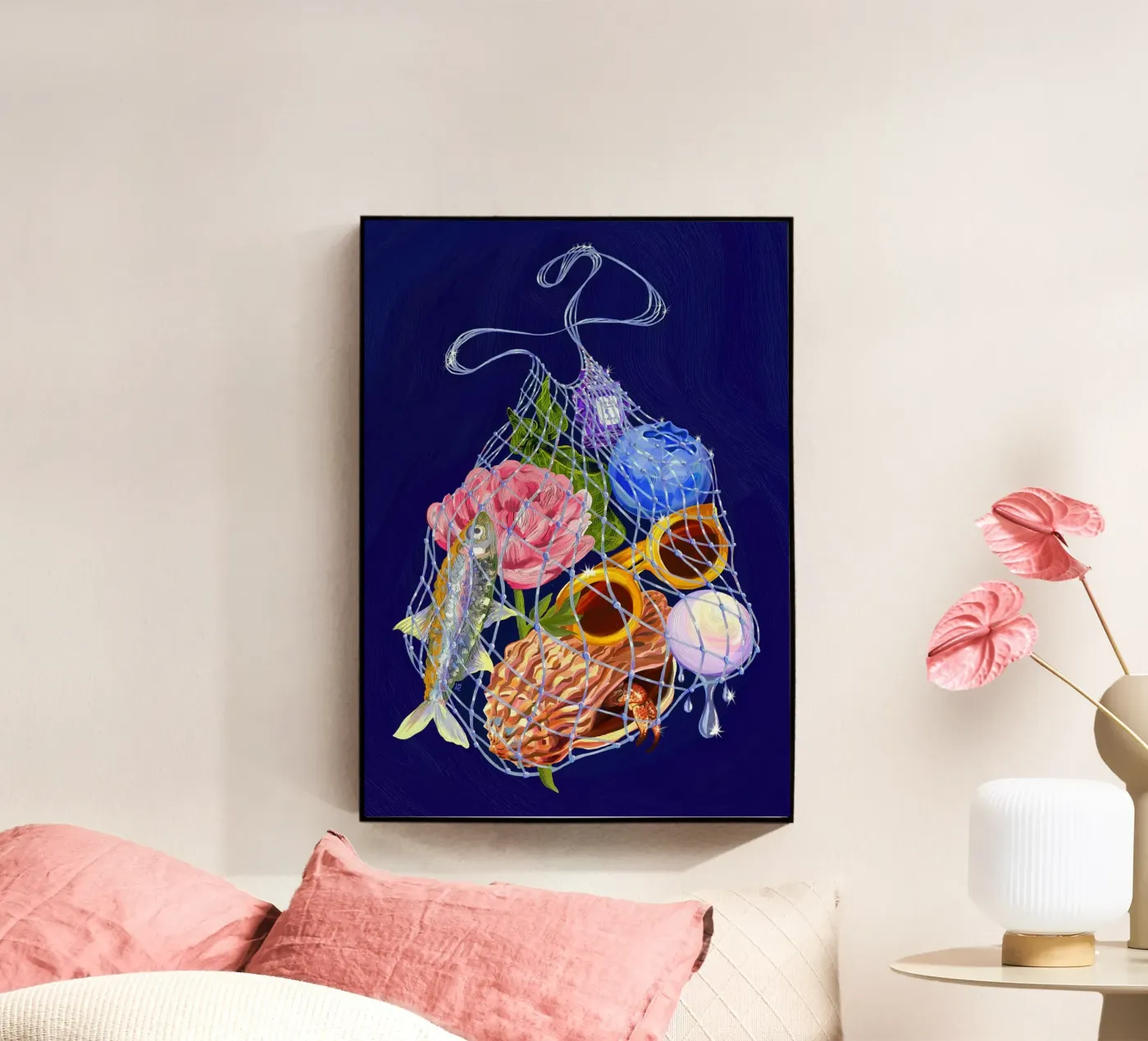 Fisherman Haul acryl van Laura O'Connor