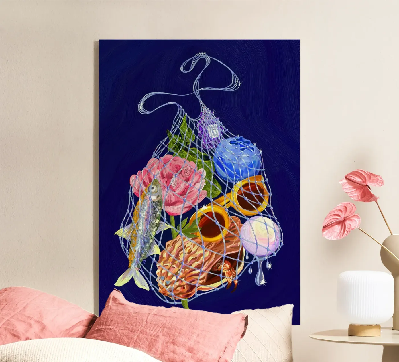 Fisherman Haul acryl van Laura O'Connor