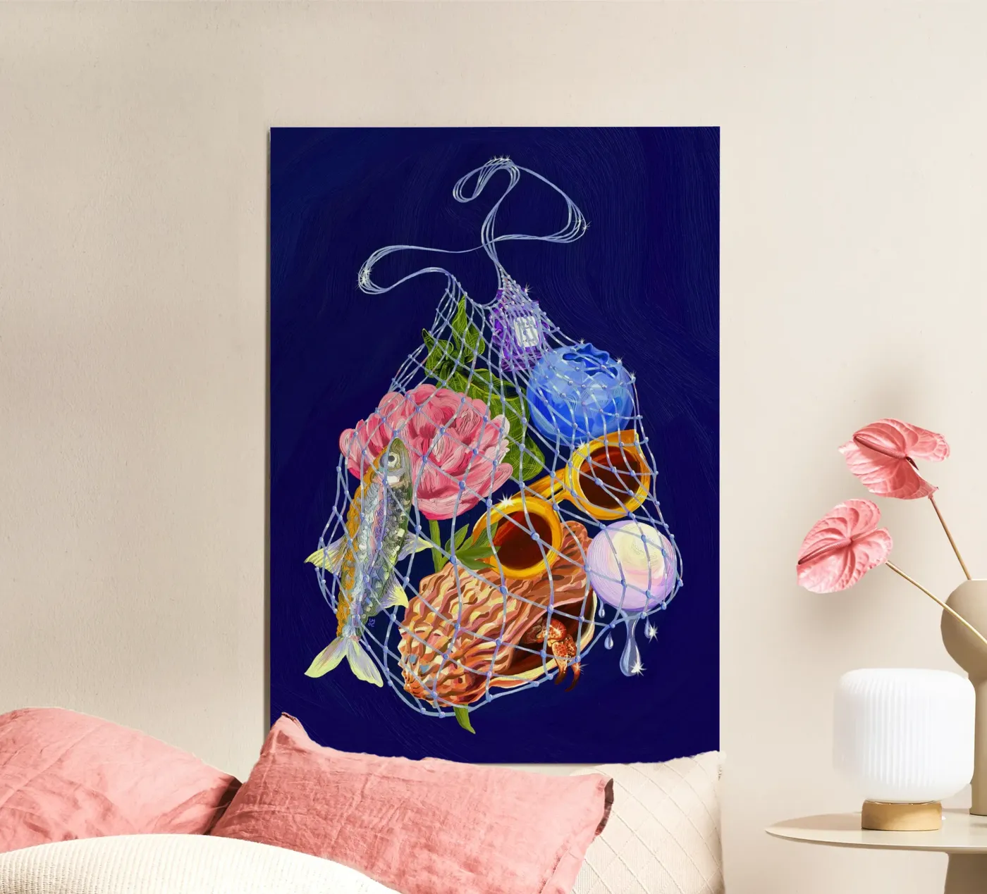 Fisherman Haul poster van Laura O'Connor