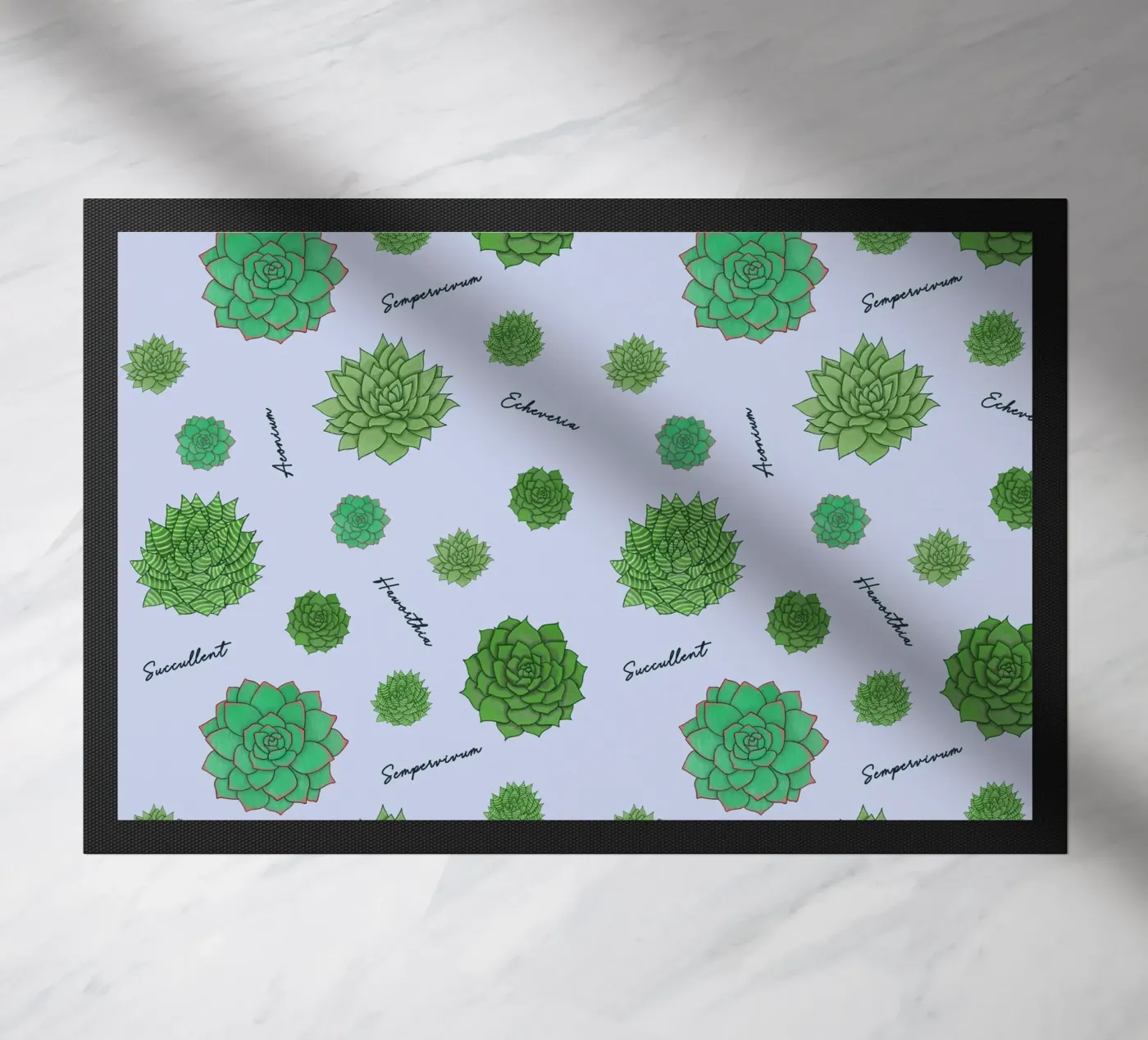 Motif des succulentes paillasson de Loobs