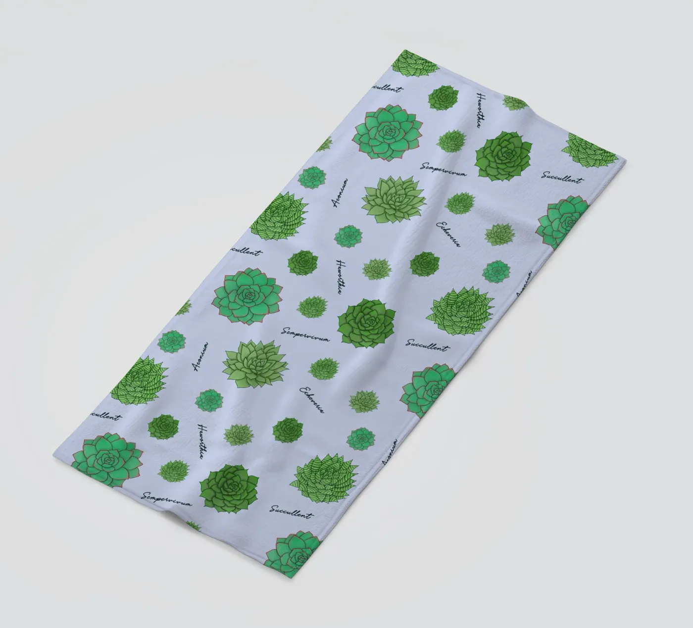 Motif des succulentes serviette de plage de Loobs