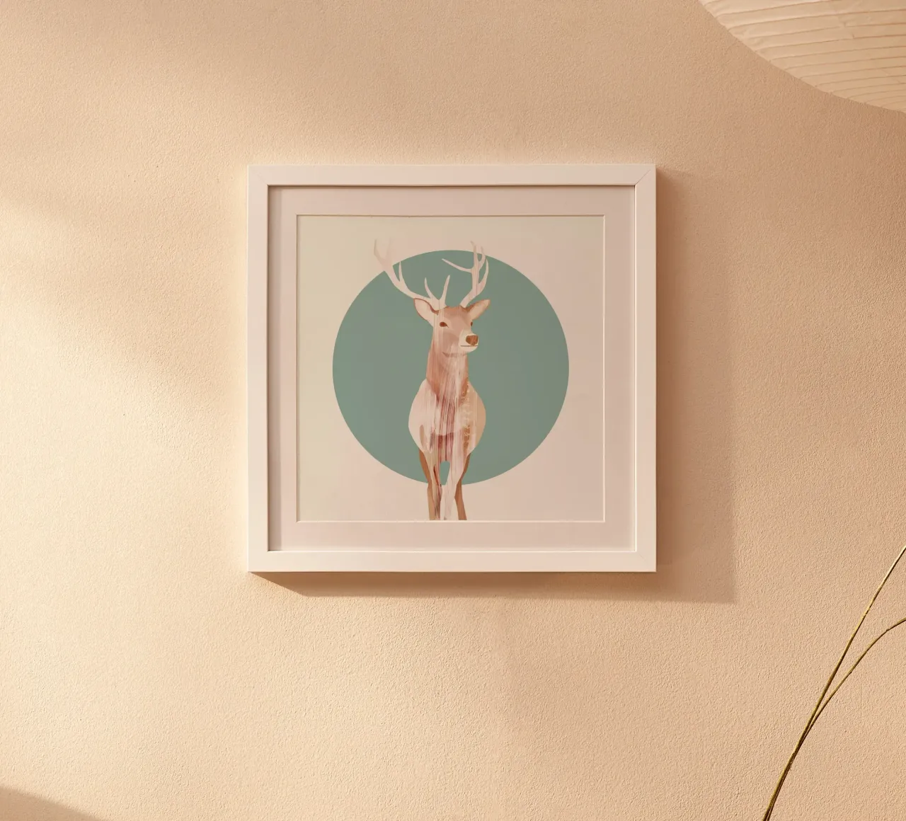 Deer poster da Goed Blauw