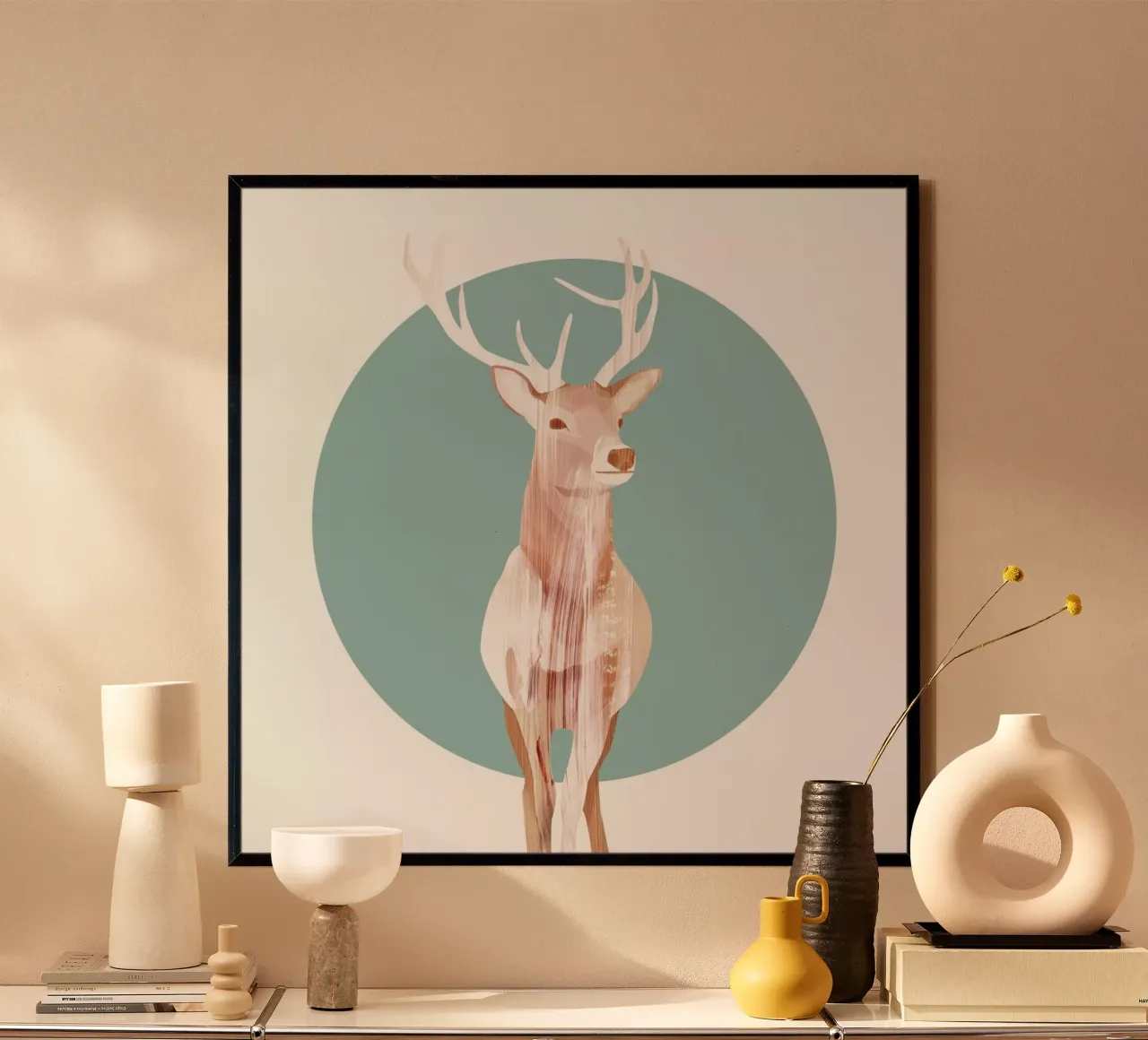 Deer poster da Goed Blauw
