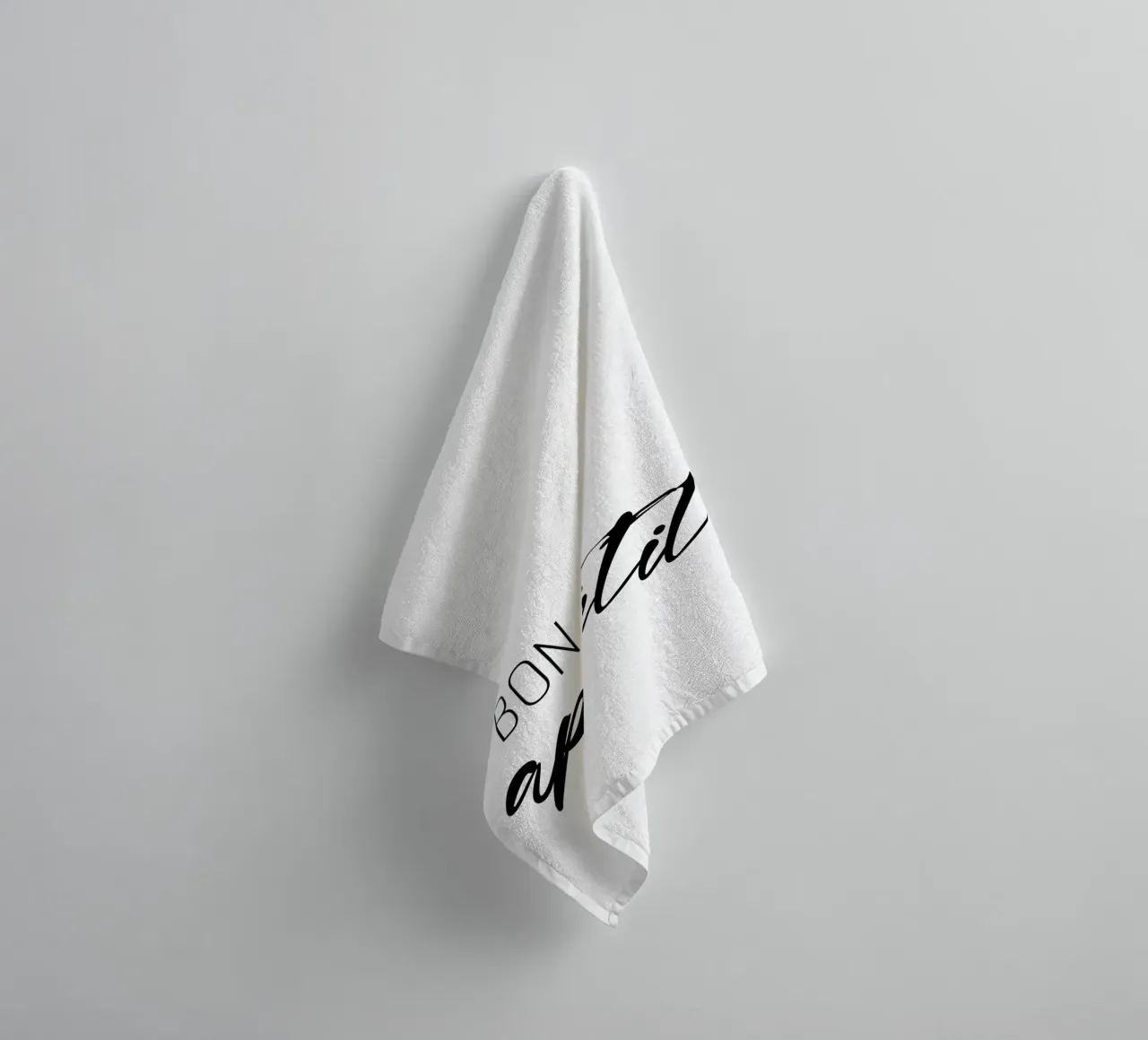 Bon appétite elegant asciugamano da bagno da Typo Designs