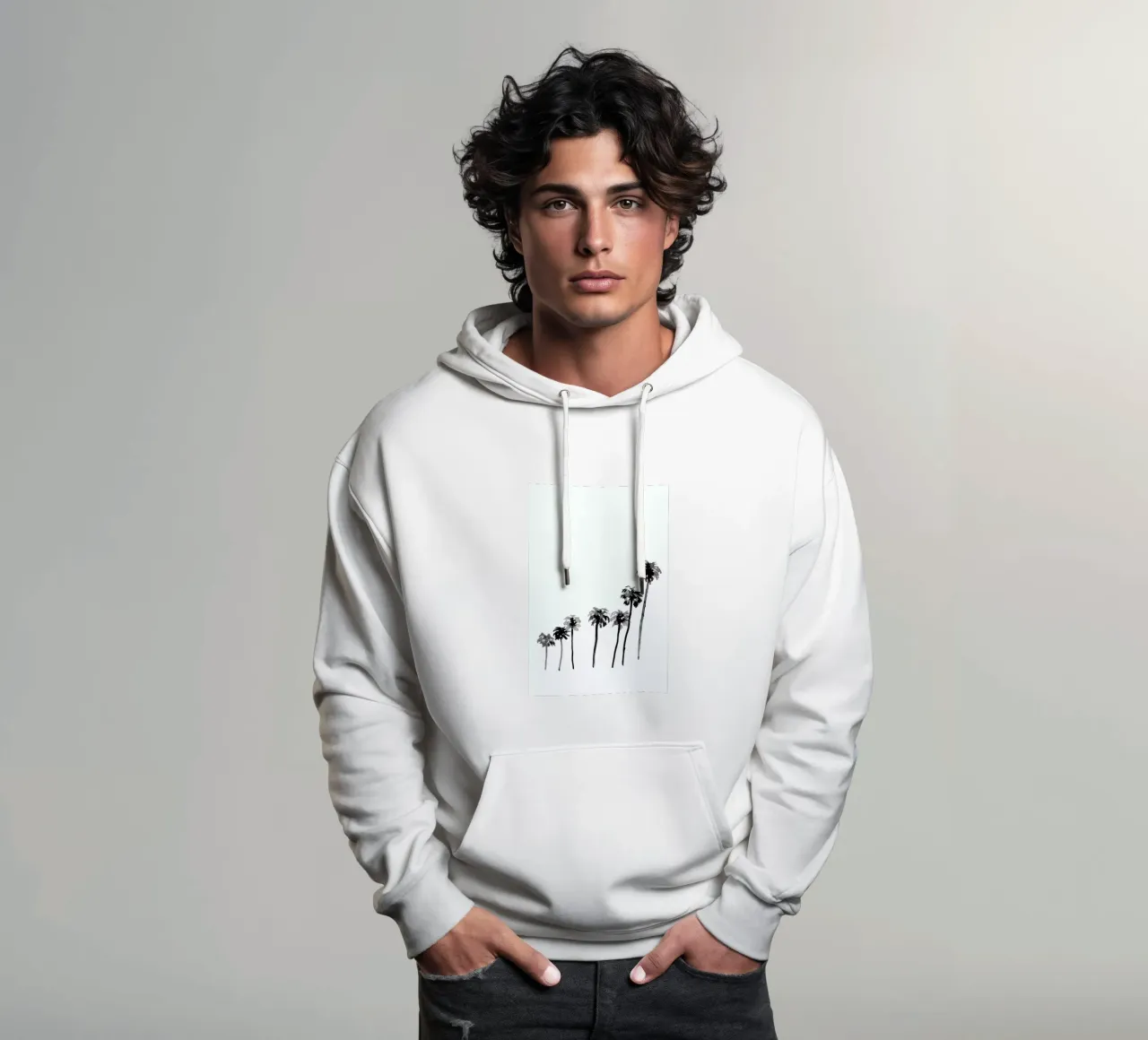 Palm Tree 2 felpa con cappuccio da Farina Kuklinski