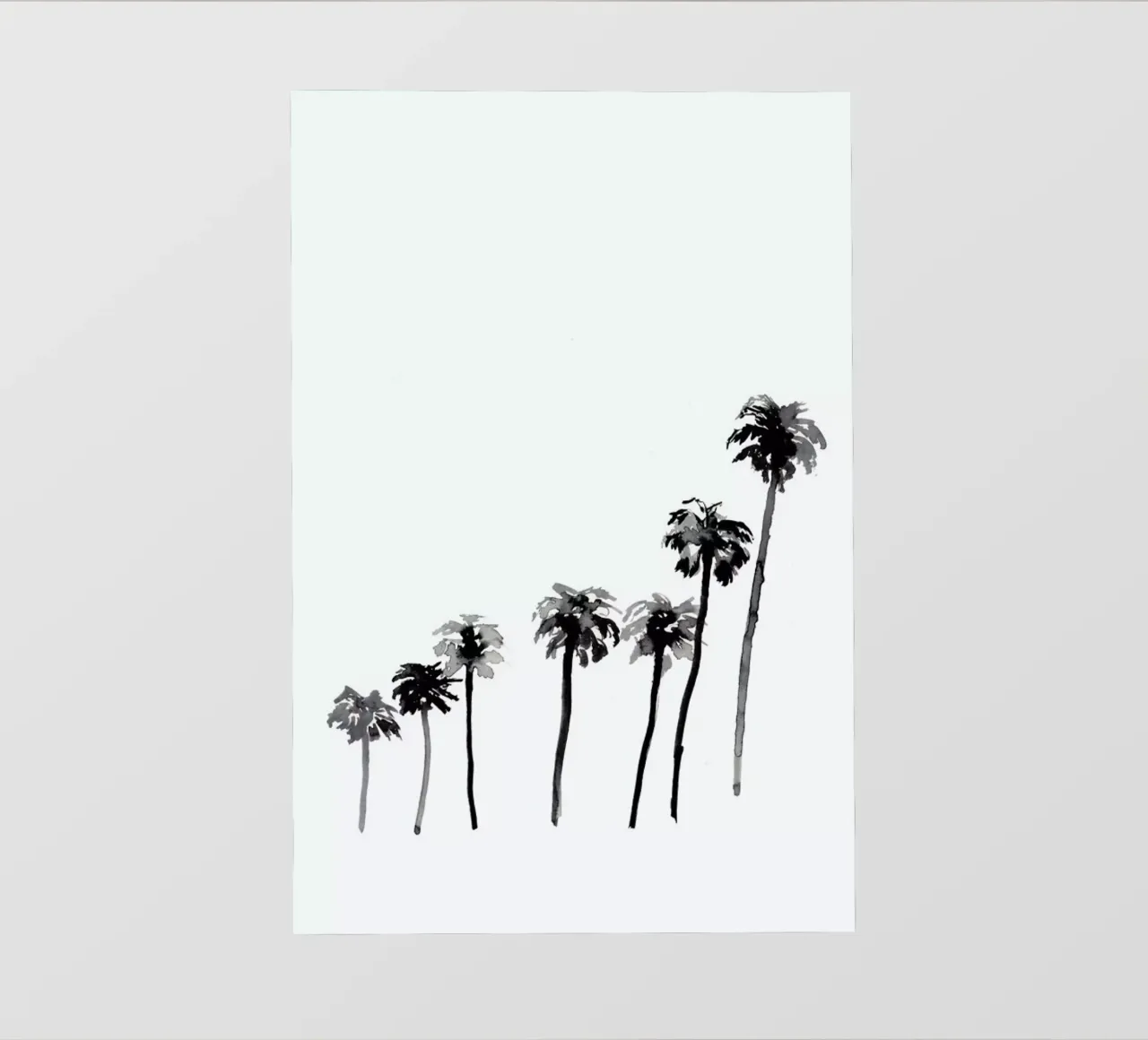Palm Tree 2 pellicola backlit da Farina Kuklinski