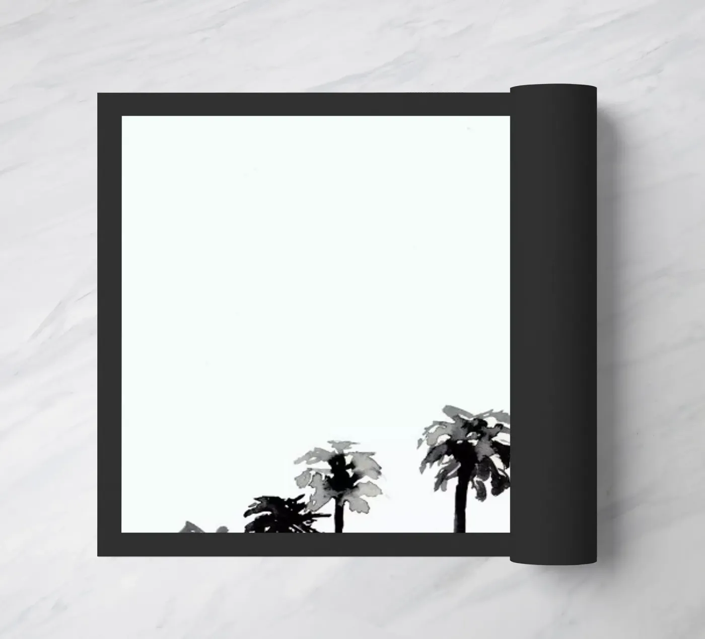 Palm Tree 2 doormat by Farina Kuklinski