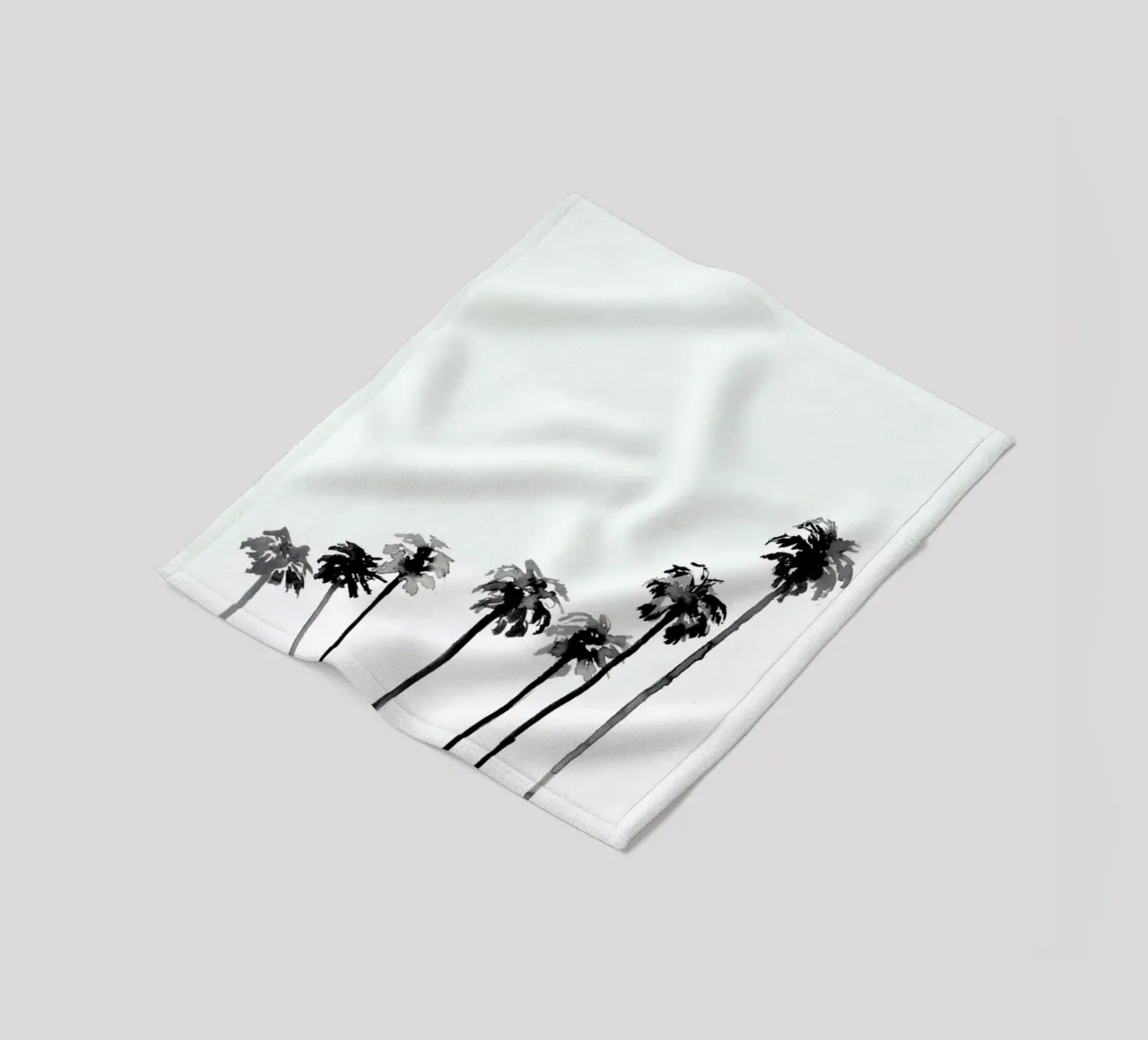Palm Tree 2 coperta in pile da Farina Kuklinski