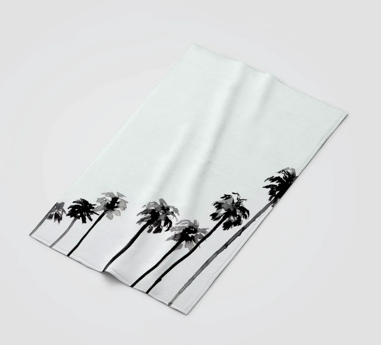 Palm Tree 2 coperta in pile da Farina Kuklinski