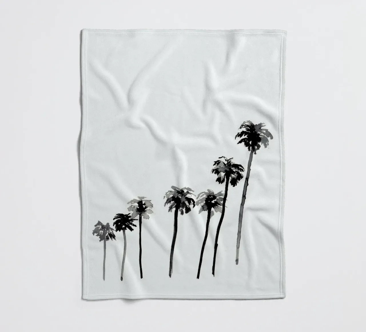 Palm Tree 2 coperta in pile da Farina Kuklinski