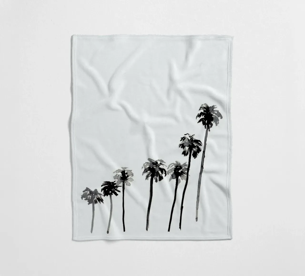Palm Tree 2 coperta in pile da Farina Kuklinski