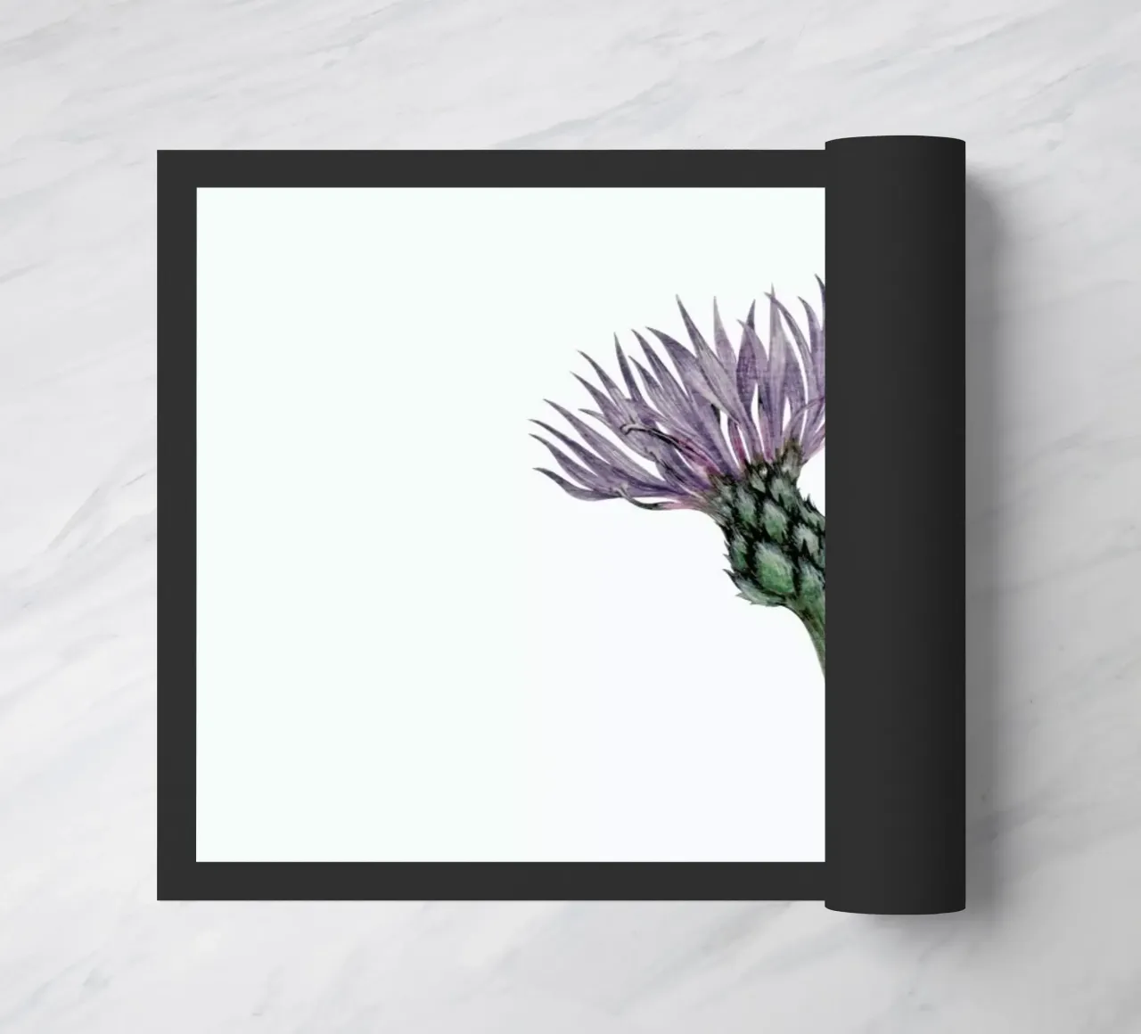 Cornflower doormat by Maria Vdovichenko